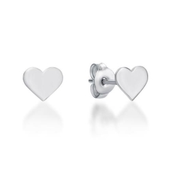 9KYG, 5mm HEART DISC, STUDS