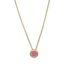 PINK SAPP. SLIDER, 0.40ct 42cm+3cm