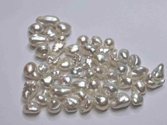11mm+ KESHI S/SEA, WHITE, IRREGULAR SHAPE