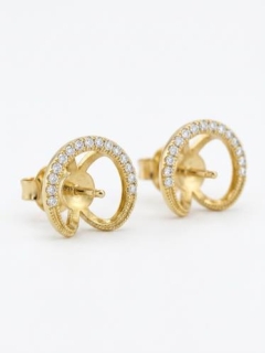 CRESCENT STUDS, 10mm